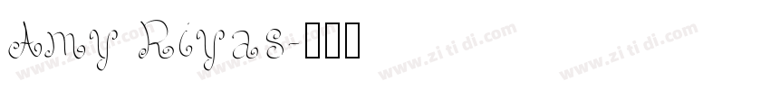 Amy Riyas字体转换